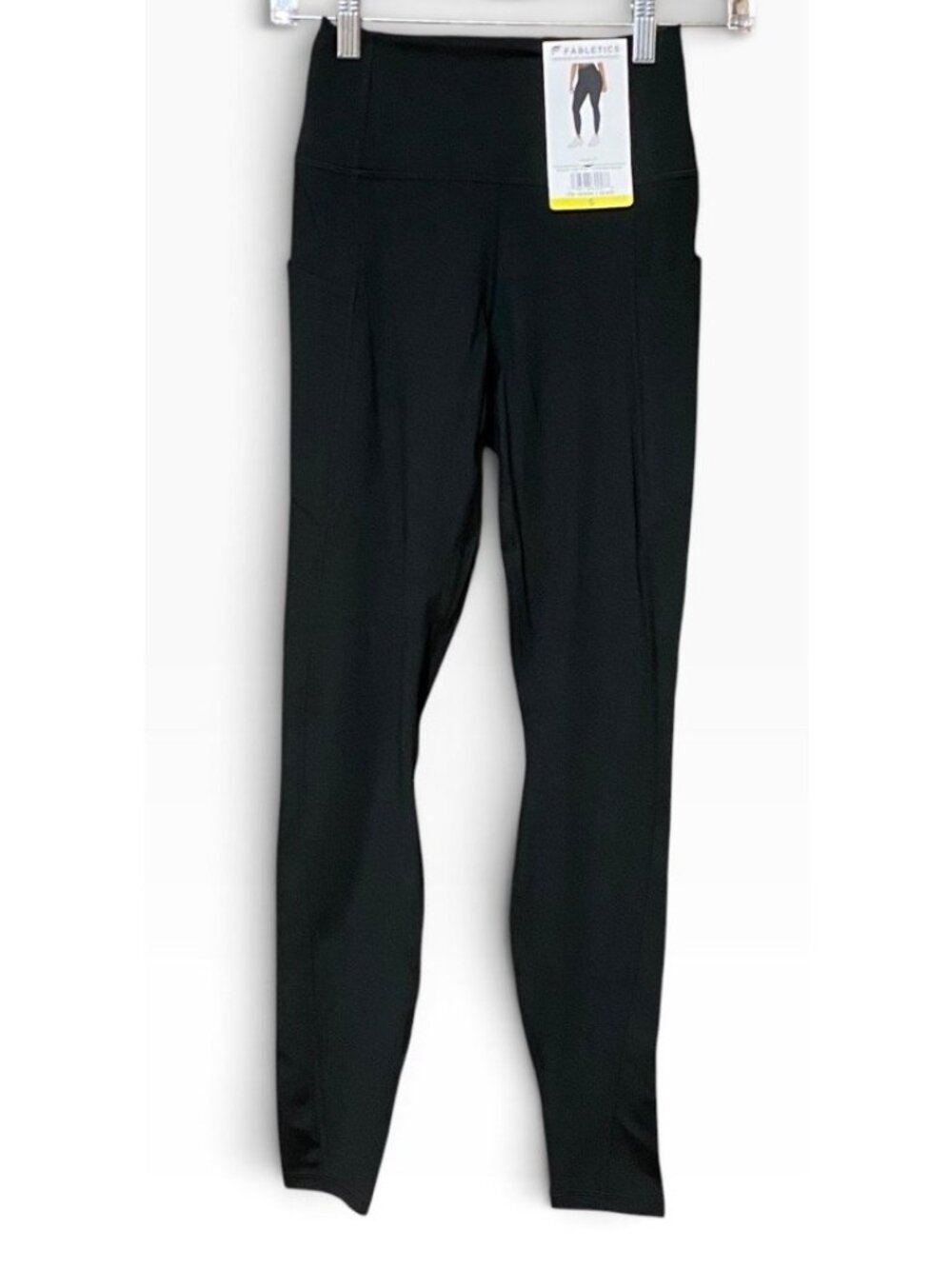 Fabletics Black Oasis PureLuxe 7/8 Leggings S NWT Buttery Soft Pilates Pockets